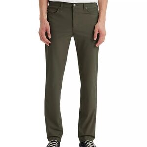 Levi’s Men’s 511 Slim-Fit Flex-Tech Pants – Olive Green – 34x29